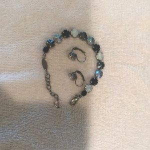 Sabika bracelet and earrings.